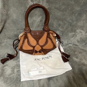 ⭐️OFFERS WELCOME!⭐️ Zac Posen Leather Patchwork Shopping Bag